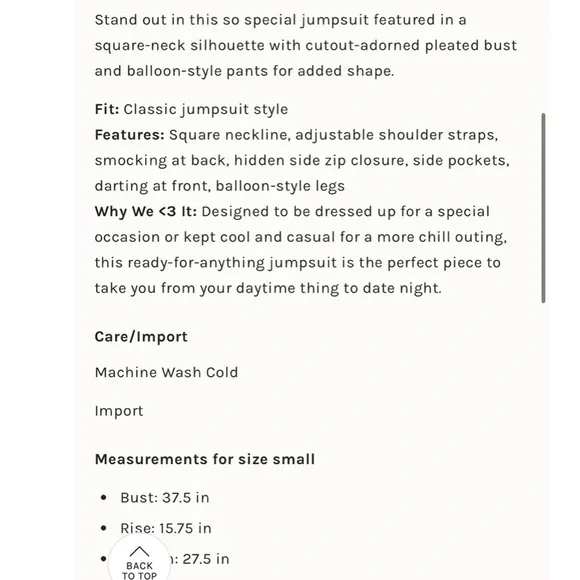 Free People Kingston Pink Cut Out Sleeveless Cozy Barrel Leg Jumpsuit - Picture 6 of 6